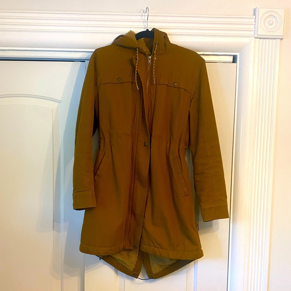 Patagonia Insulated Prairie Dawn Parka - Size Medium- Nest Brown
